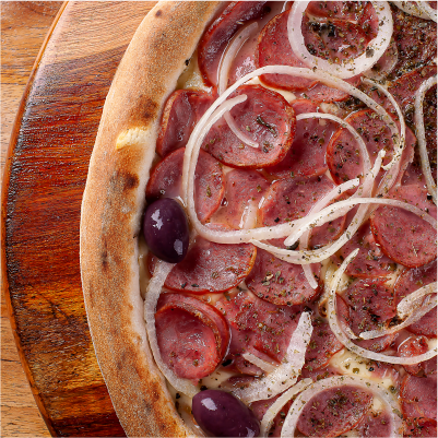 pizza de calabresa